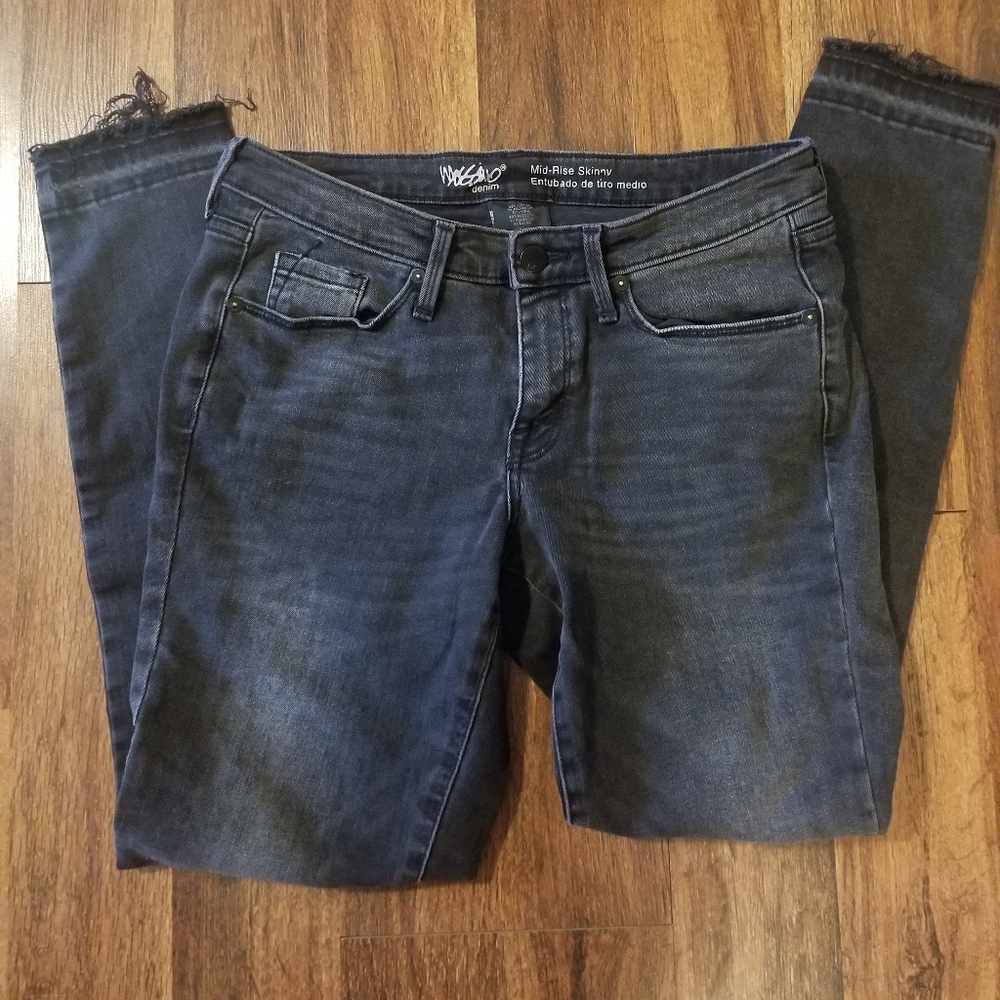 Washed Black Mossimo Skinny Jeans